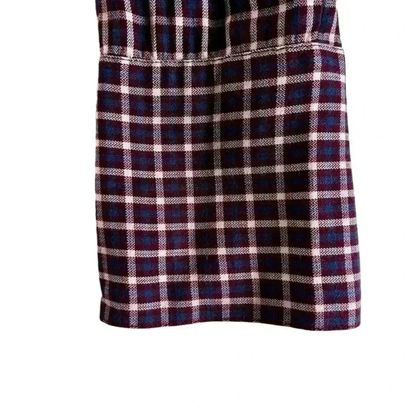 Treasure & Bond plaid tie neck pull on top size Large - Picture 5 of 11
